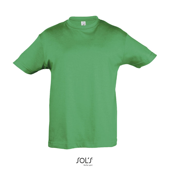 T-shirt enfant promotionnel en coton 150g - REGENT Vert Prairie